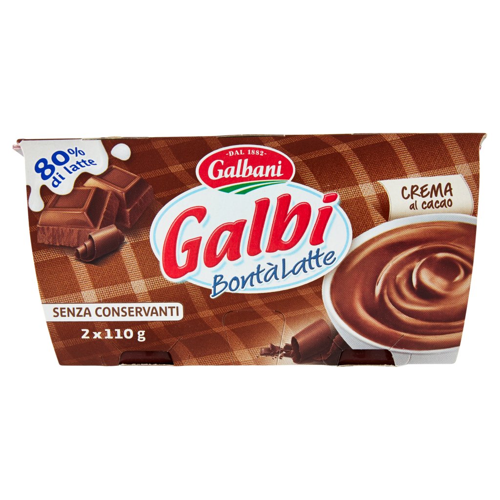 Galbani Galbi Bontàlatte Crema al Cacao 2 x 110 g