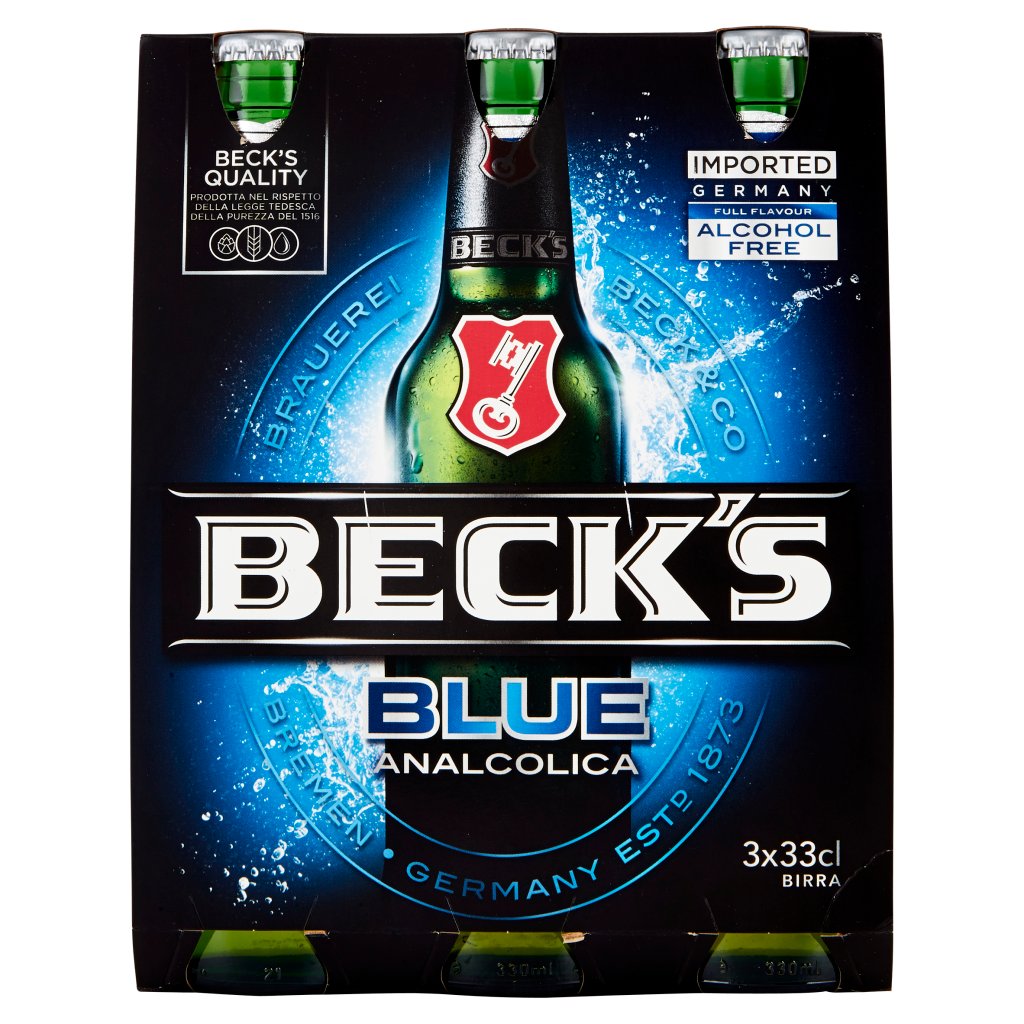 Beck's Beck's Blue Birra Pilsner Tedesca Analcolica Bottiglia 3x33cl
