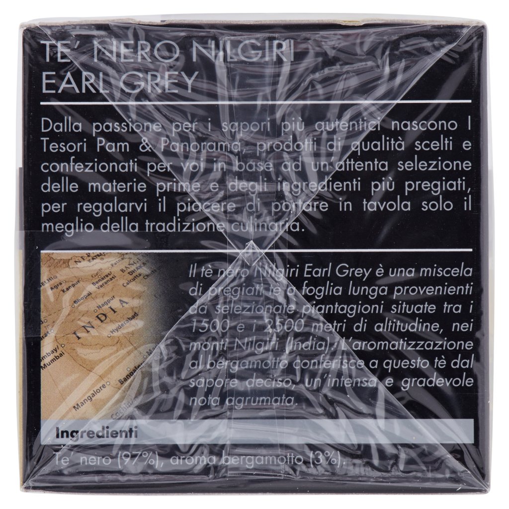 I Tesori Tè Nero Nilgiri Earl Grey 15 x 2 g