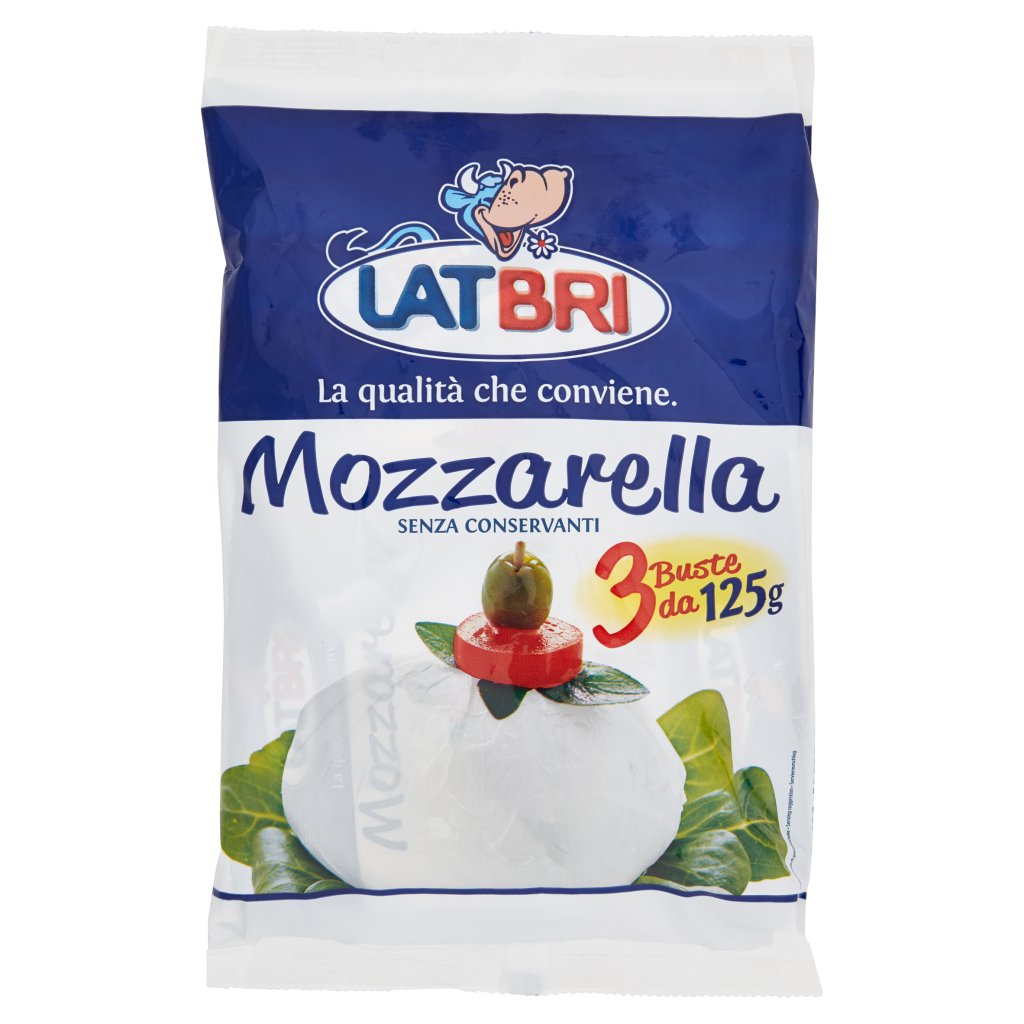 Latbri Mozzarella 3 x 125 g