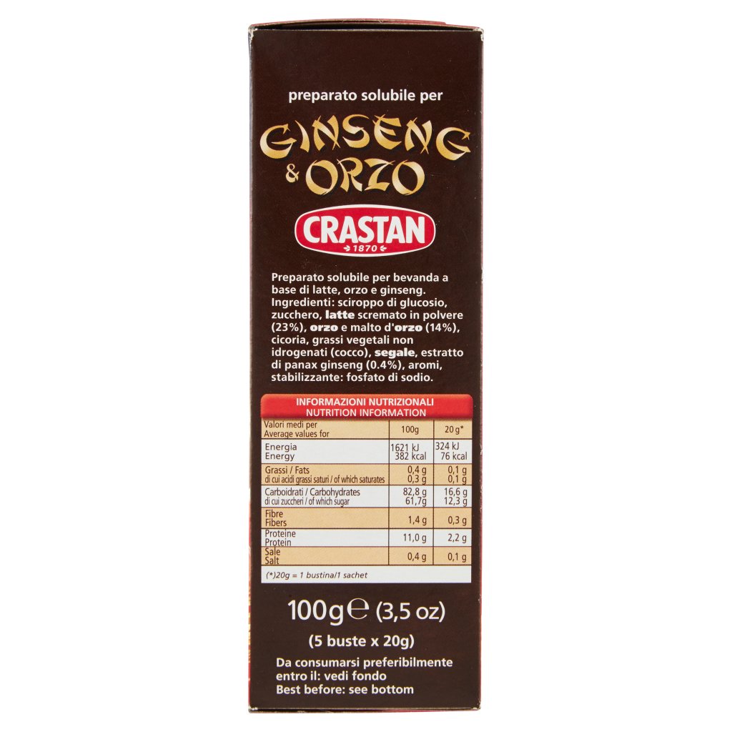 Crastan Preparato Solubile per Ginseng & Orzo