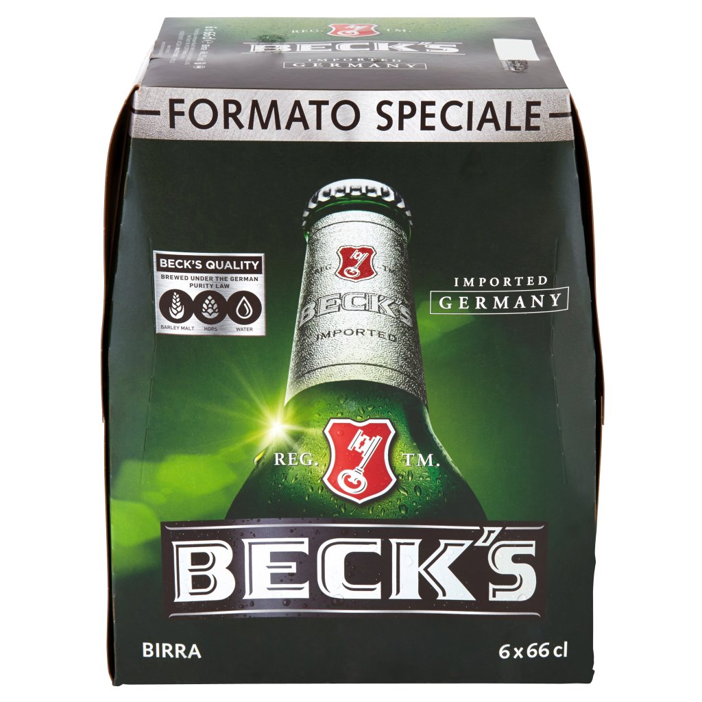 Beck's Beck's Birra Pilsner Tedesca Bottiglia 6x66cl