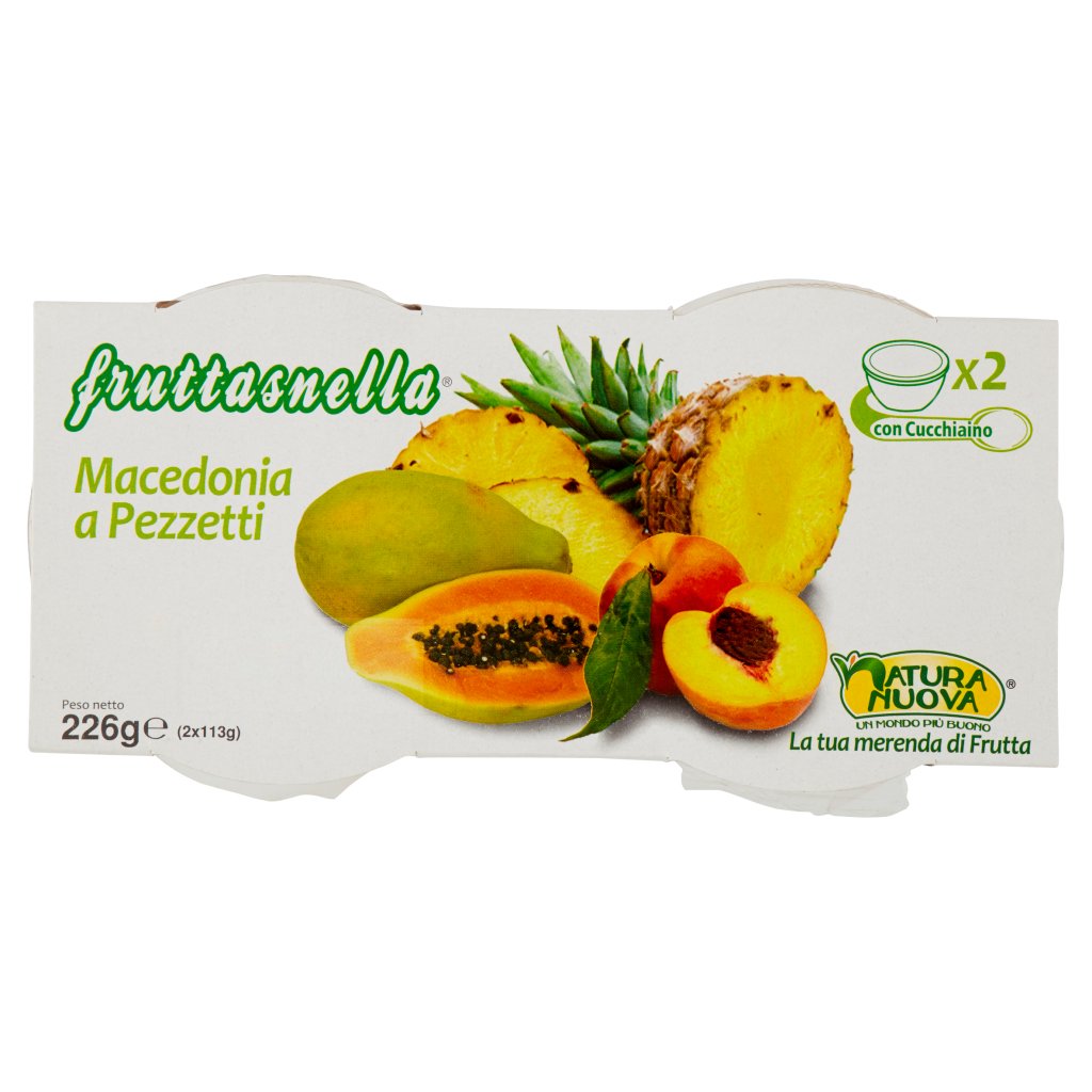 Fruttasnella Macedonia a Pezzetti 2 x 113 g