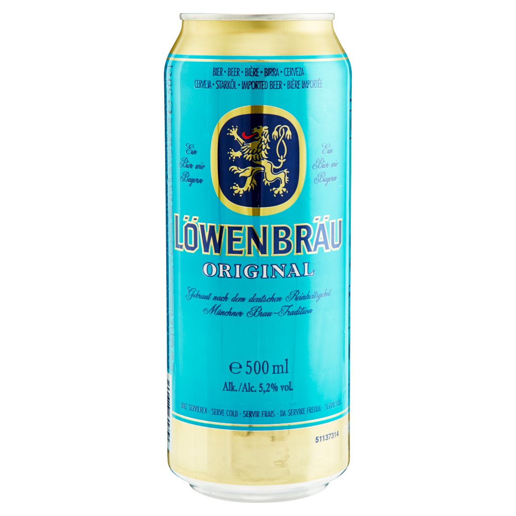 Lӧwenbräu Lowenbrau Original Birra Lager Bavarese Lattina