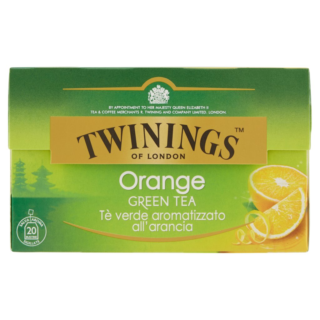 Twinings Orange Green Tea 20 x 2 g