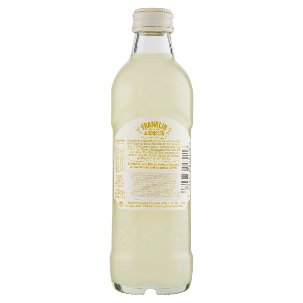 Franklin & Sons Ltd Sicilian Lemonade & English Elderflower With Crushed Juniper