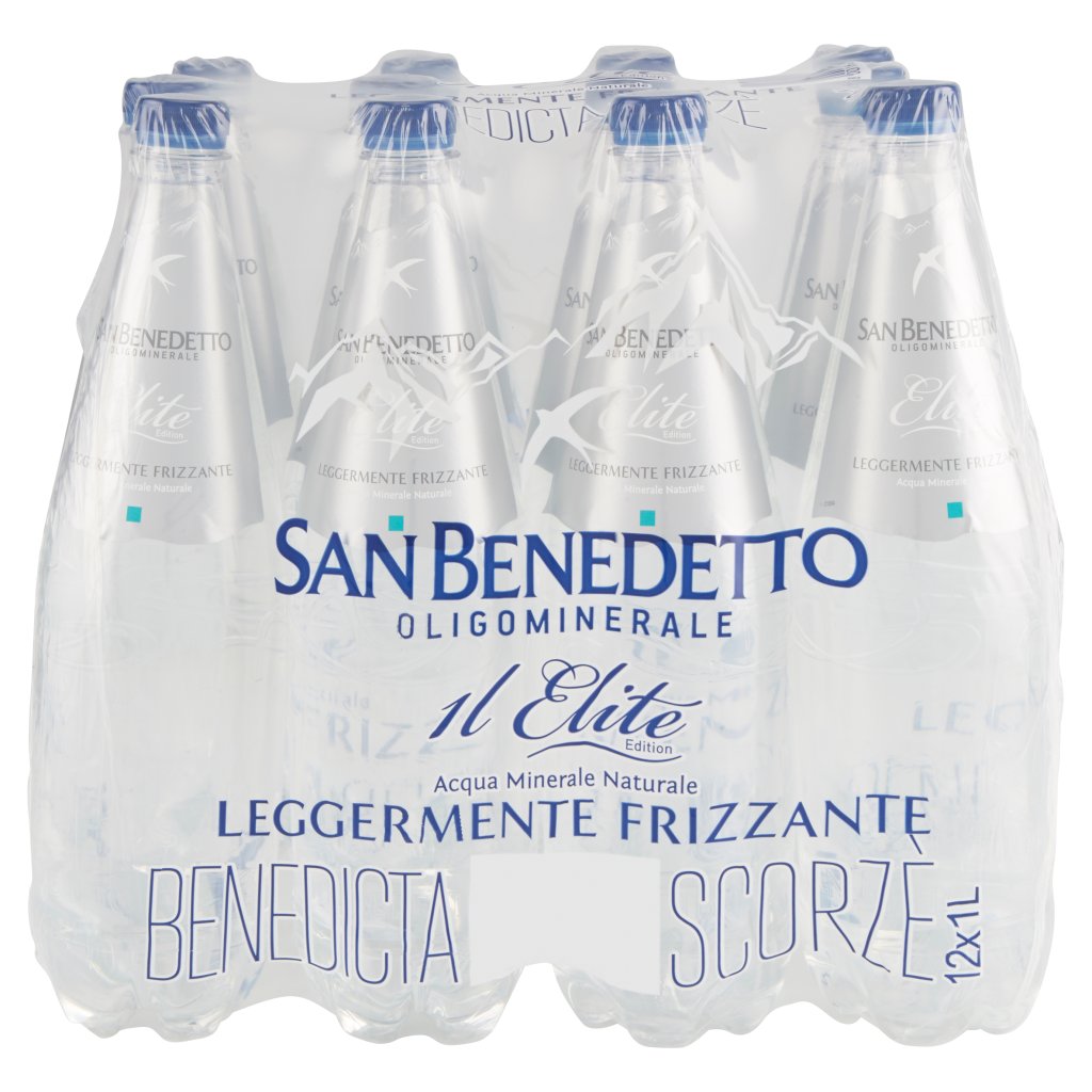 San Benedetto Acqua Minerale Benedicta Elite Leggermente Frizzante 12 x 1l