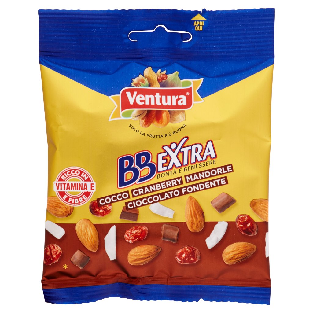 Ventura Bbextra Cocco Cranberry Mandorle Cioccolato Fondente
