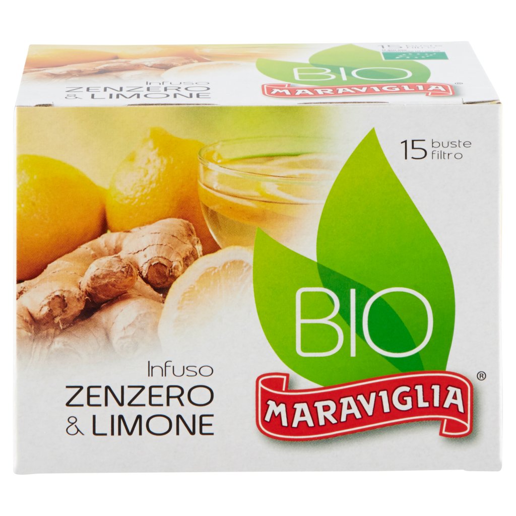 Maraviglia Bio Infuso Zenzero & Limone 15 Buste Filtro