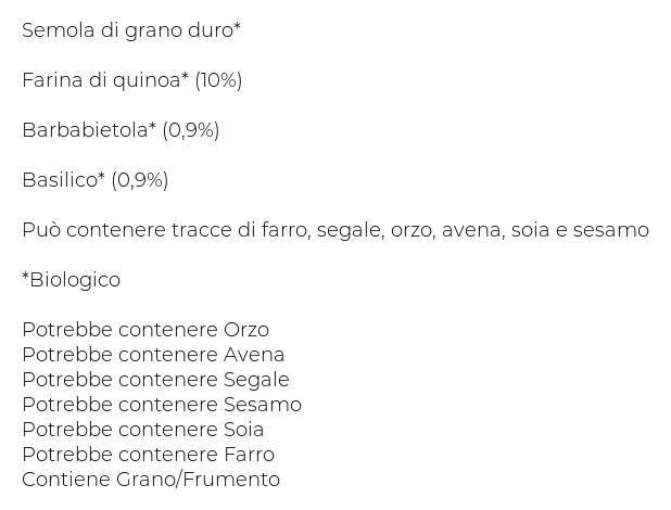 Náttúra Fusilli Tricolore con Quinoa