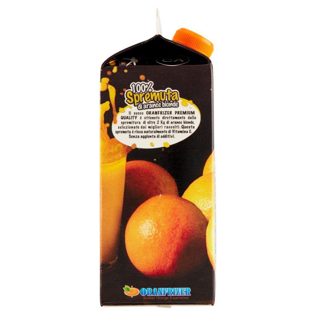 Oranfrizer Premium Quality 100% Spremuta di Arance Bionde