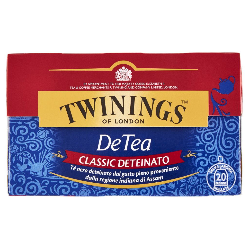 Twinings Detea Classic Deteinato 20 x 1,5 g
