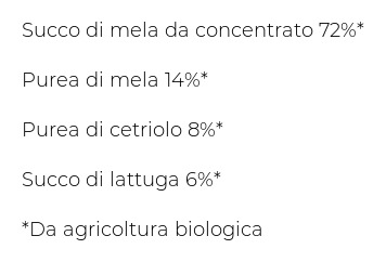 Galvanina Veg.it 100% Succo Biologico Mela-cetriolo Lattuga