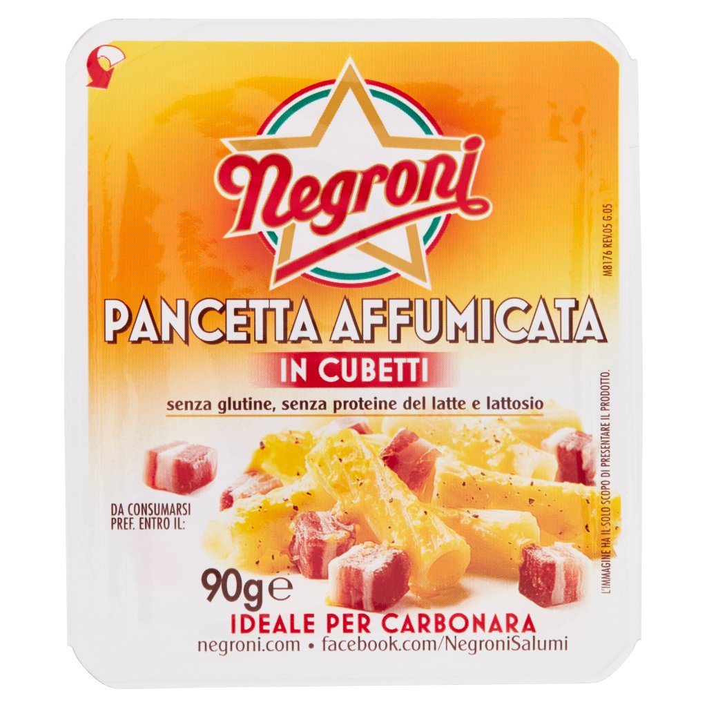 Negroni Pancetta Affumicata in Cubetti