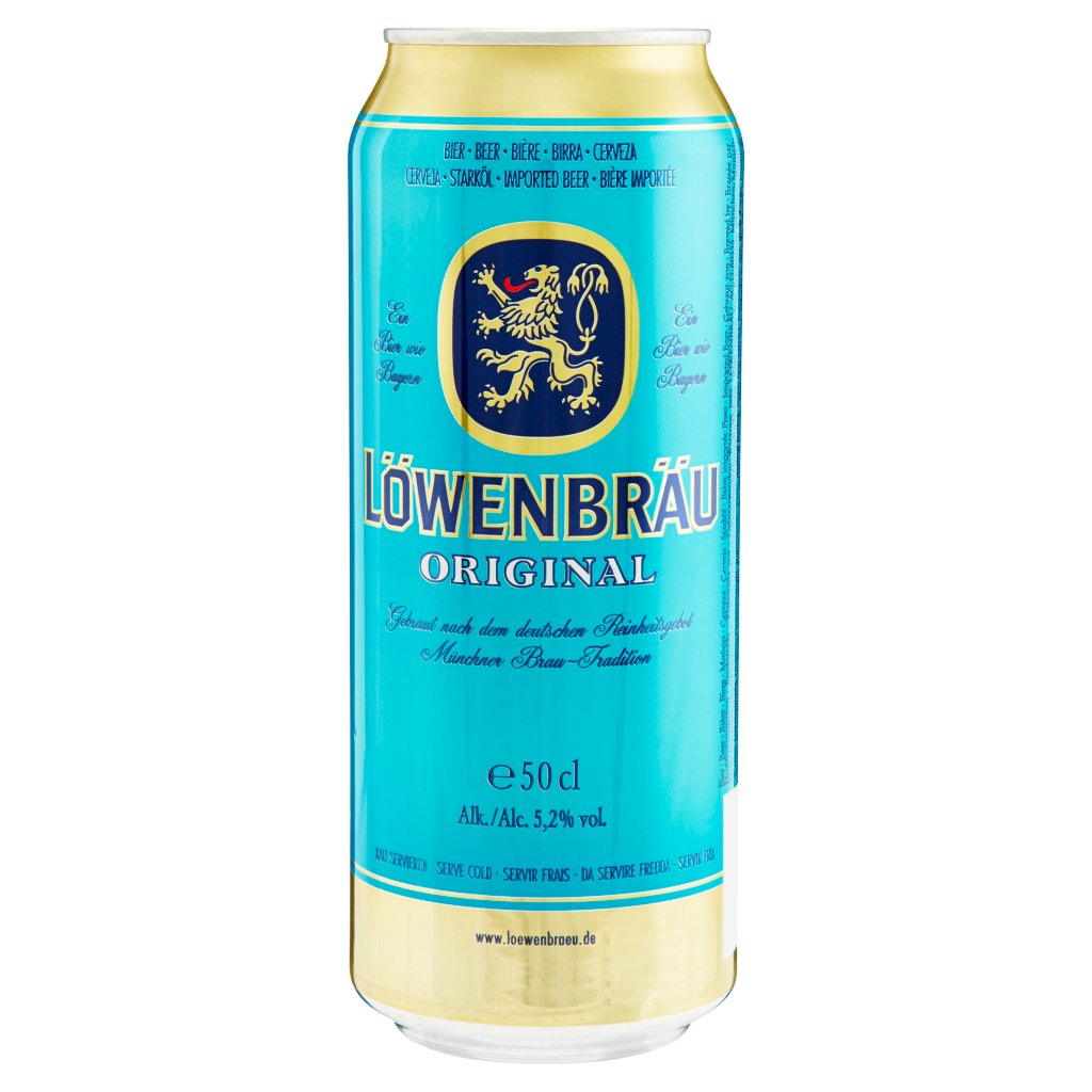 Lӧwenbräu Lowenbrau Original Birra Lager Bavarese Lattina