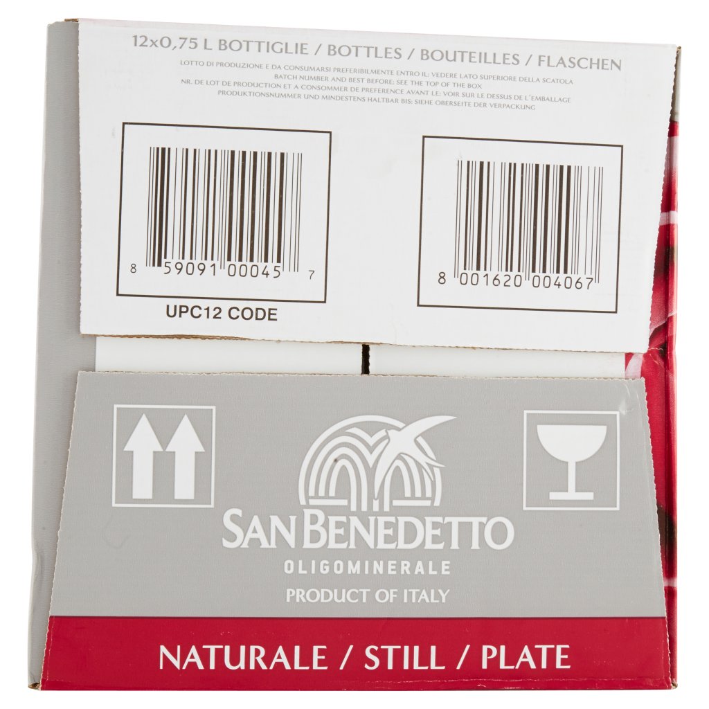 San Benedetto Acqua Minerale Benedicta Prestige Naturale 12 x 0,75l Vap