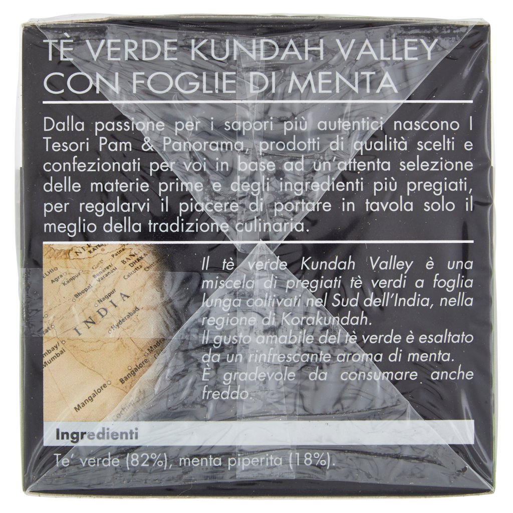 I  Tesori Tè Verde Kundah Valley con Foglie di Menta  (2g x 15)