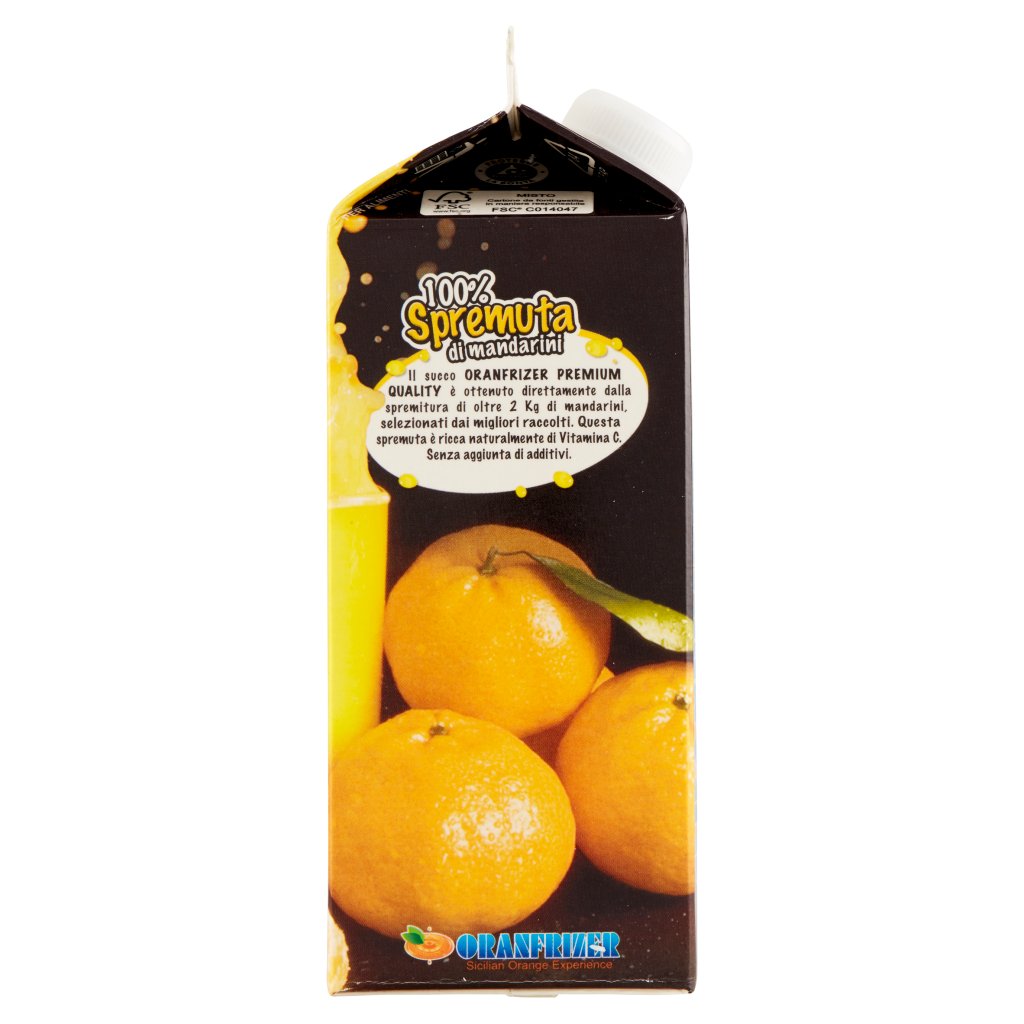 Oranfrizer Premium Quality 100% Spremuta di Mandarini