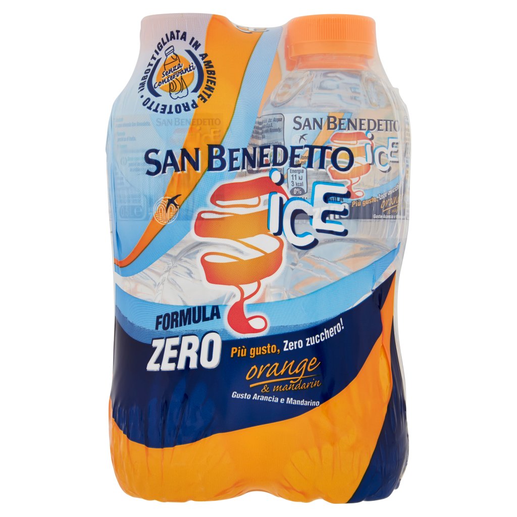 San Benedetto Ice Gusto Arancia e Mandarino 4 x 0,5 l