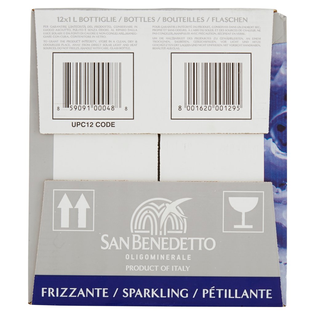 San Benedetto Acqua Minerale Benedicta Prestige Frizzante 12 x 1l Vap