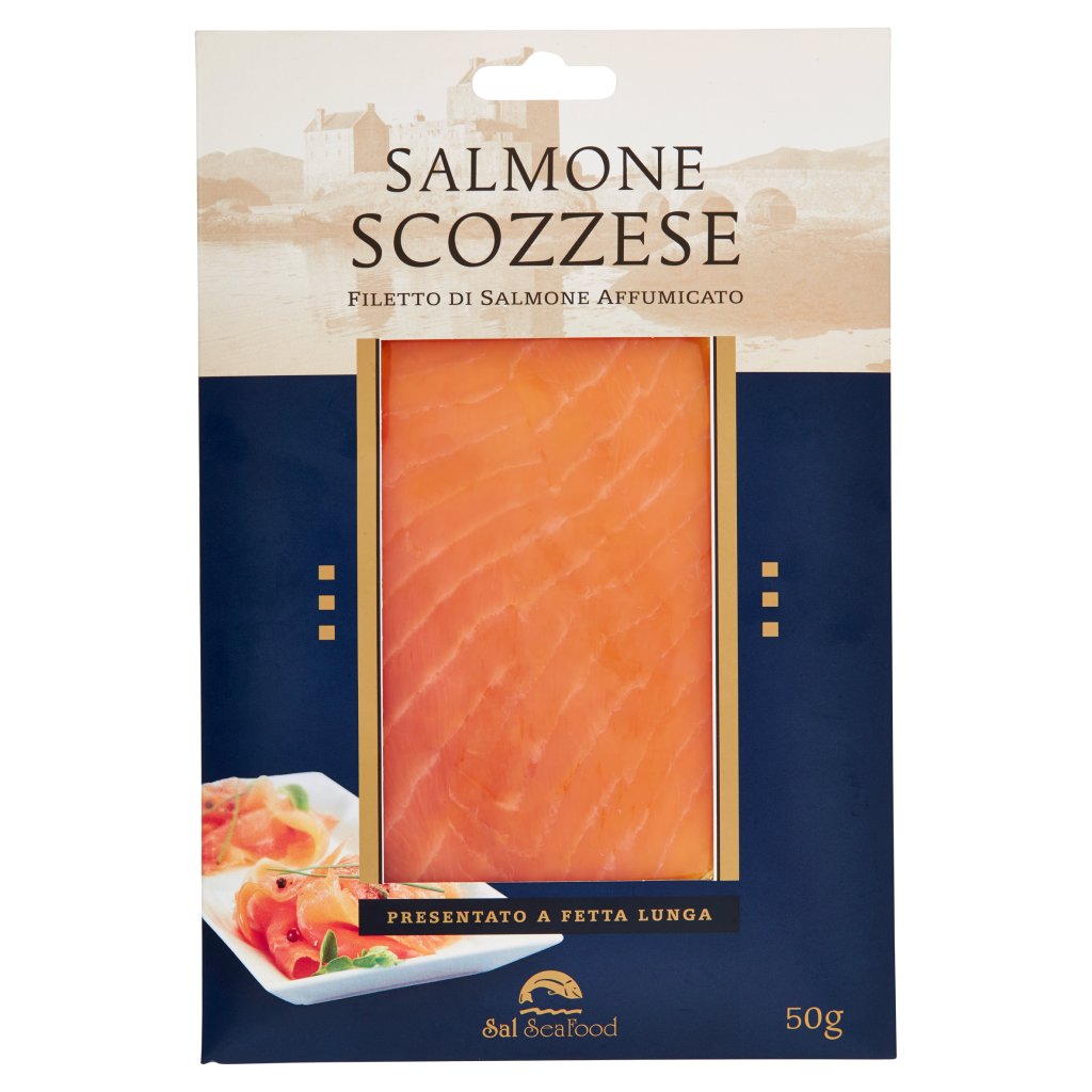 Sal Seafood Salmone Scozzese Filetto di Salmone Affumicato