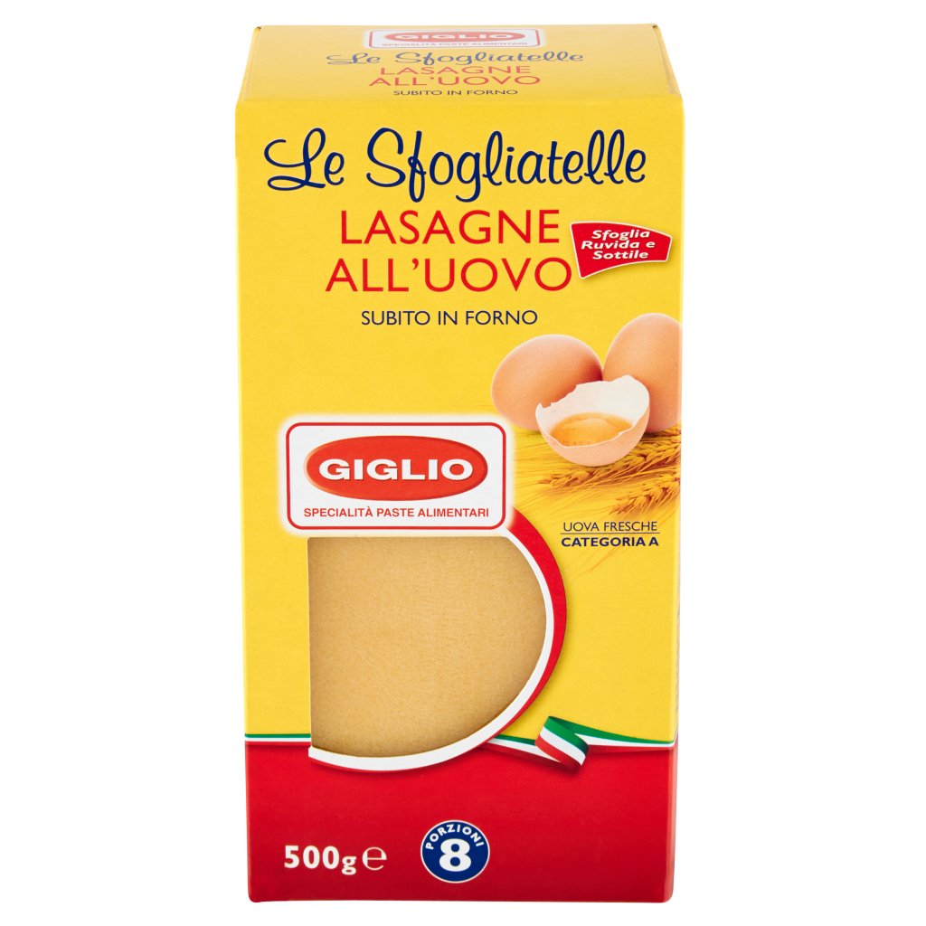 Giglio Pasta all'Uovo Lasagne Giglio 500 g