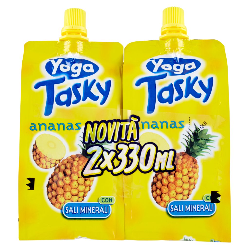 Yoga Tasky Ananas con Sali Minerali 2 x 330 Ml