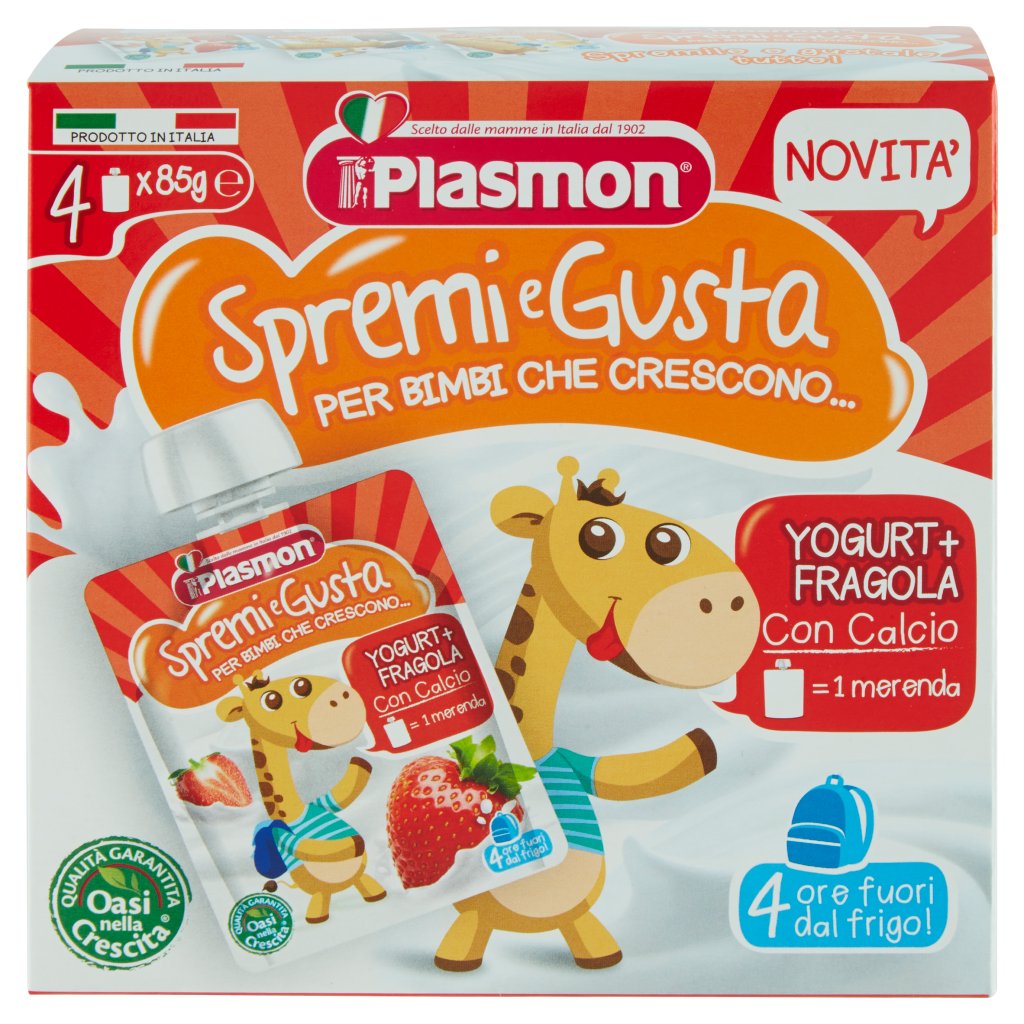 Plasmon Spremi e Gusta Yogurt + Fragola