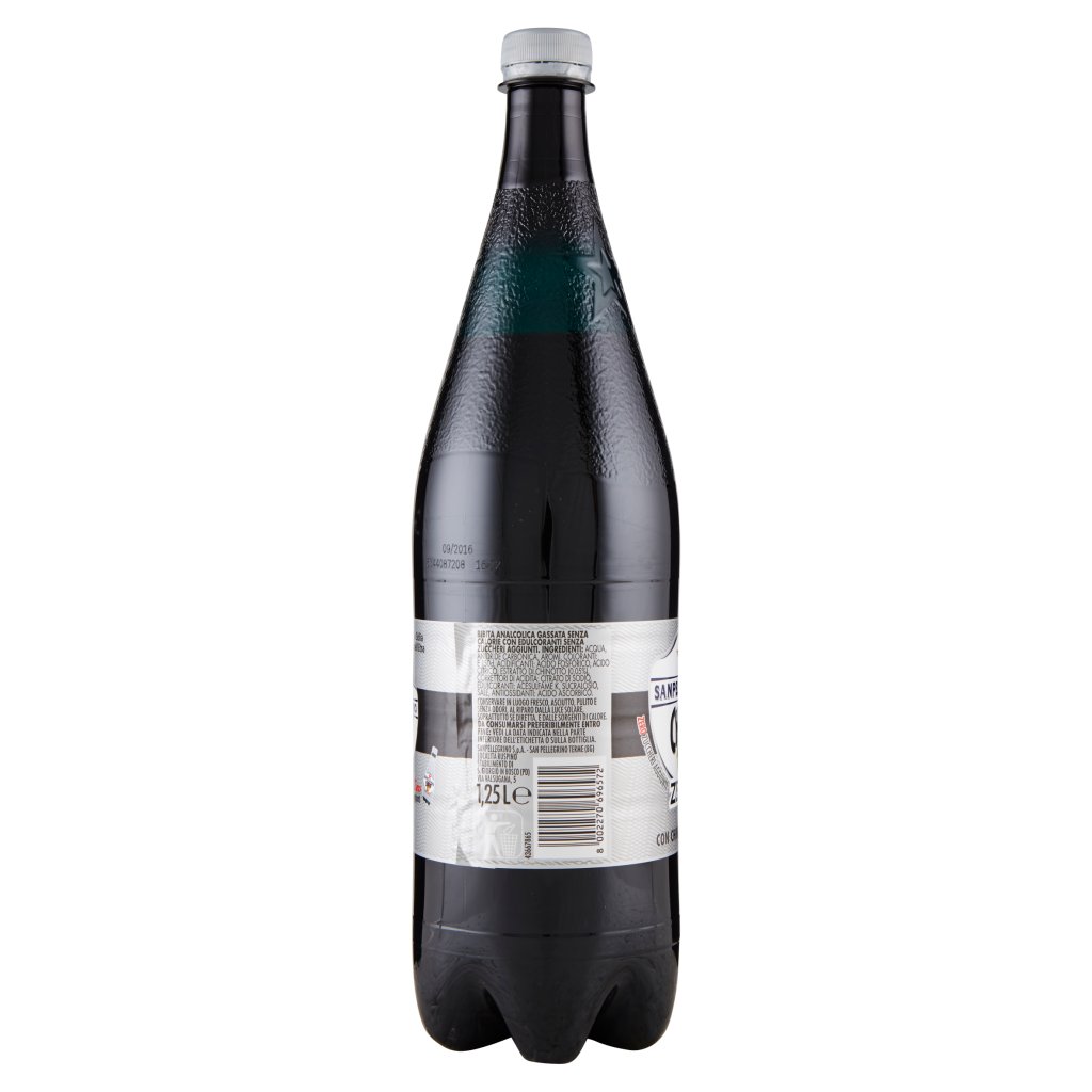 Sanpellegrino Bibite Gassate, Chino' Zero Bottiglia Grande 1,25l