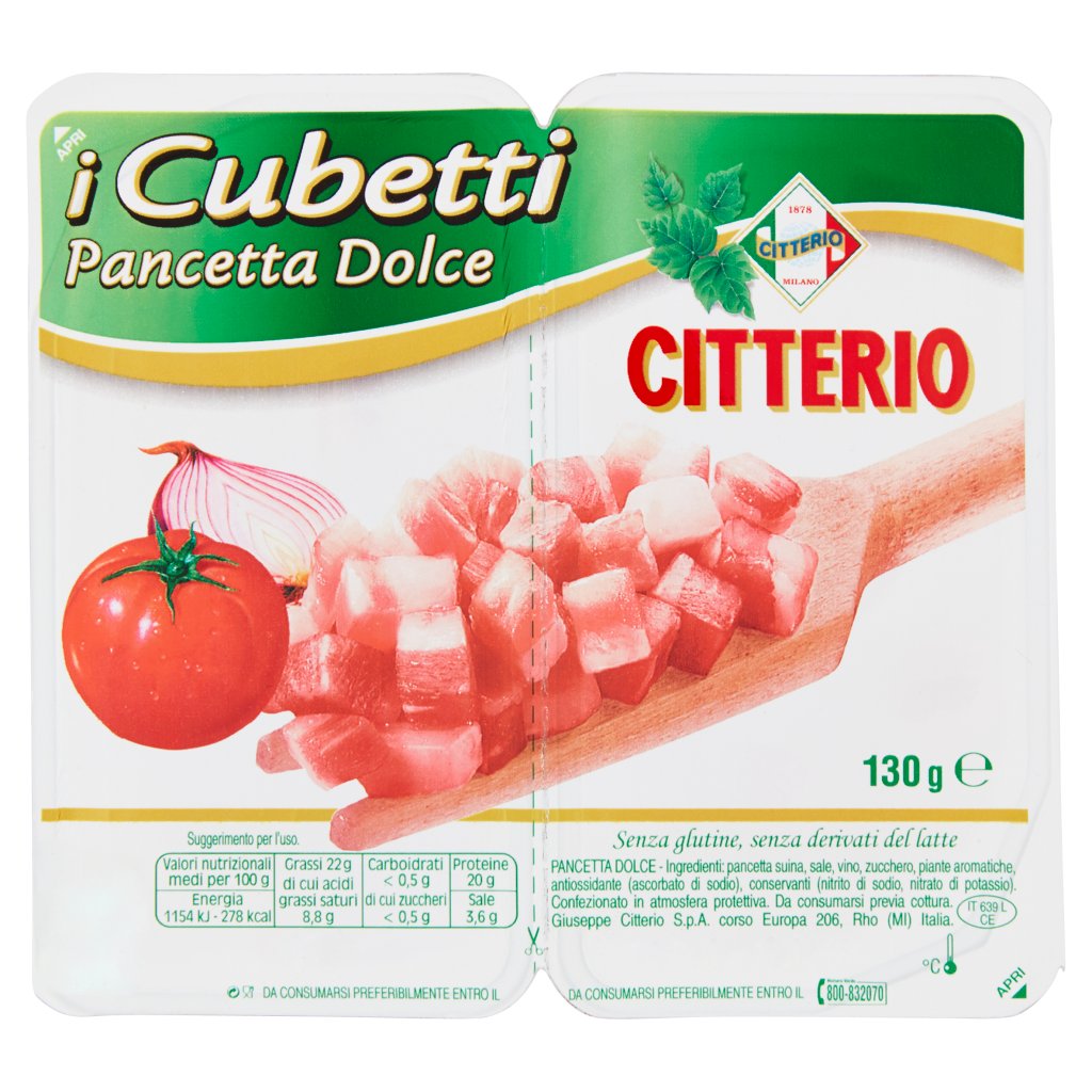 Citterio I Cubetti Pancetta Dolce Everli