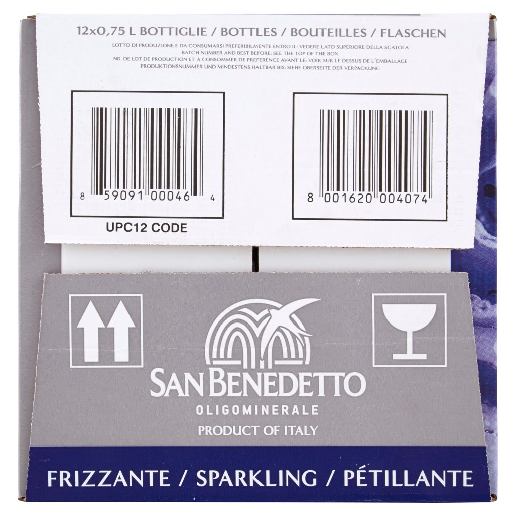 San Benedetto Acqua Minerale Benedicta Prestige Frizzante 12 x 0,75l Vap