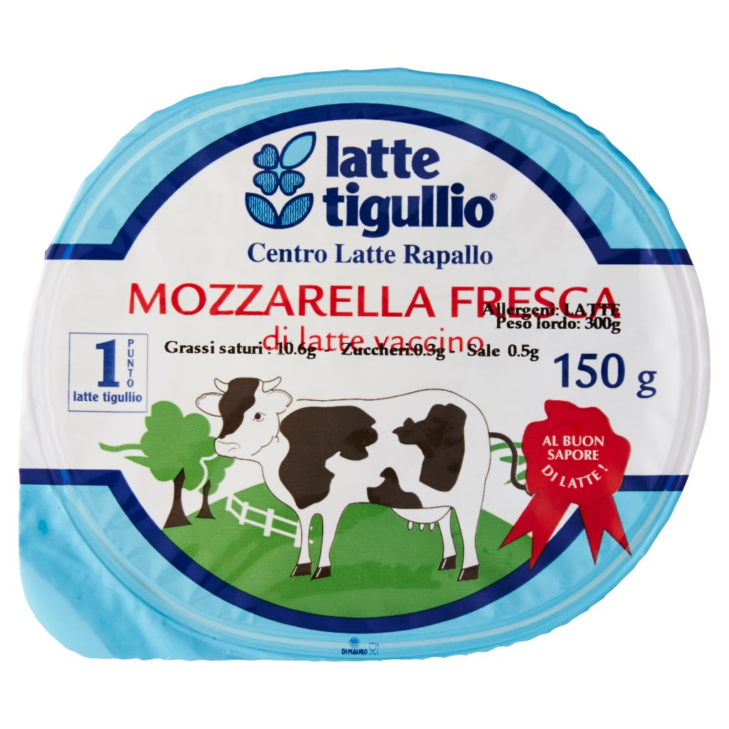 Latte Tigullio Mozzarella Fresca di Latte Vaccino 150 g