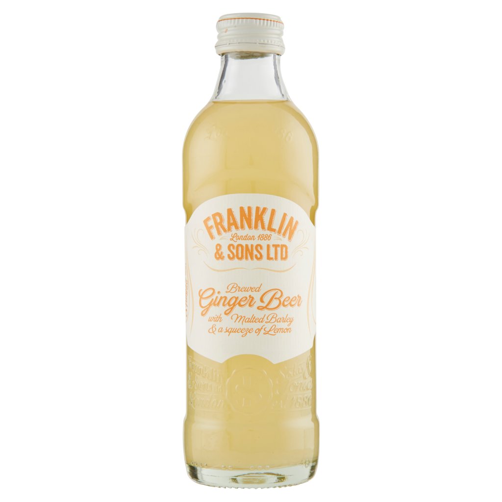 Franklin & Sons Ltd Brewed Ginger Beer With Malted Barley & a Squeeze Of Lemon