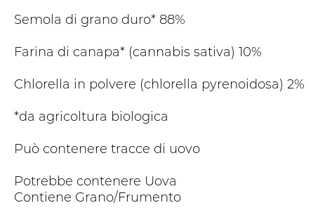 Terranostra Vegan Bio Specialità alla Canapa e Chlorella Rigatoni 515