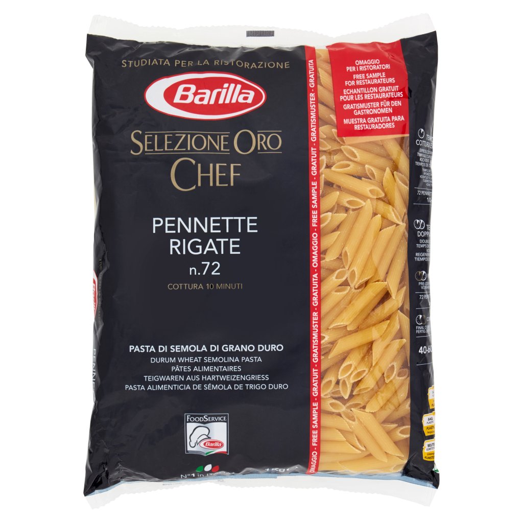 Barilla Selezione Oro Chef Pennette Rigate N.72