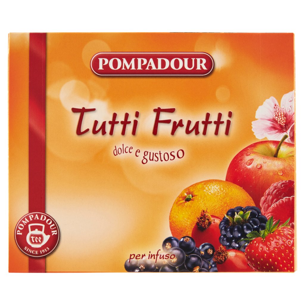 Pompadour Tutti Frutti 40 x 3 g