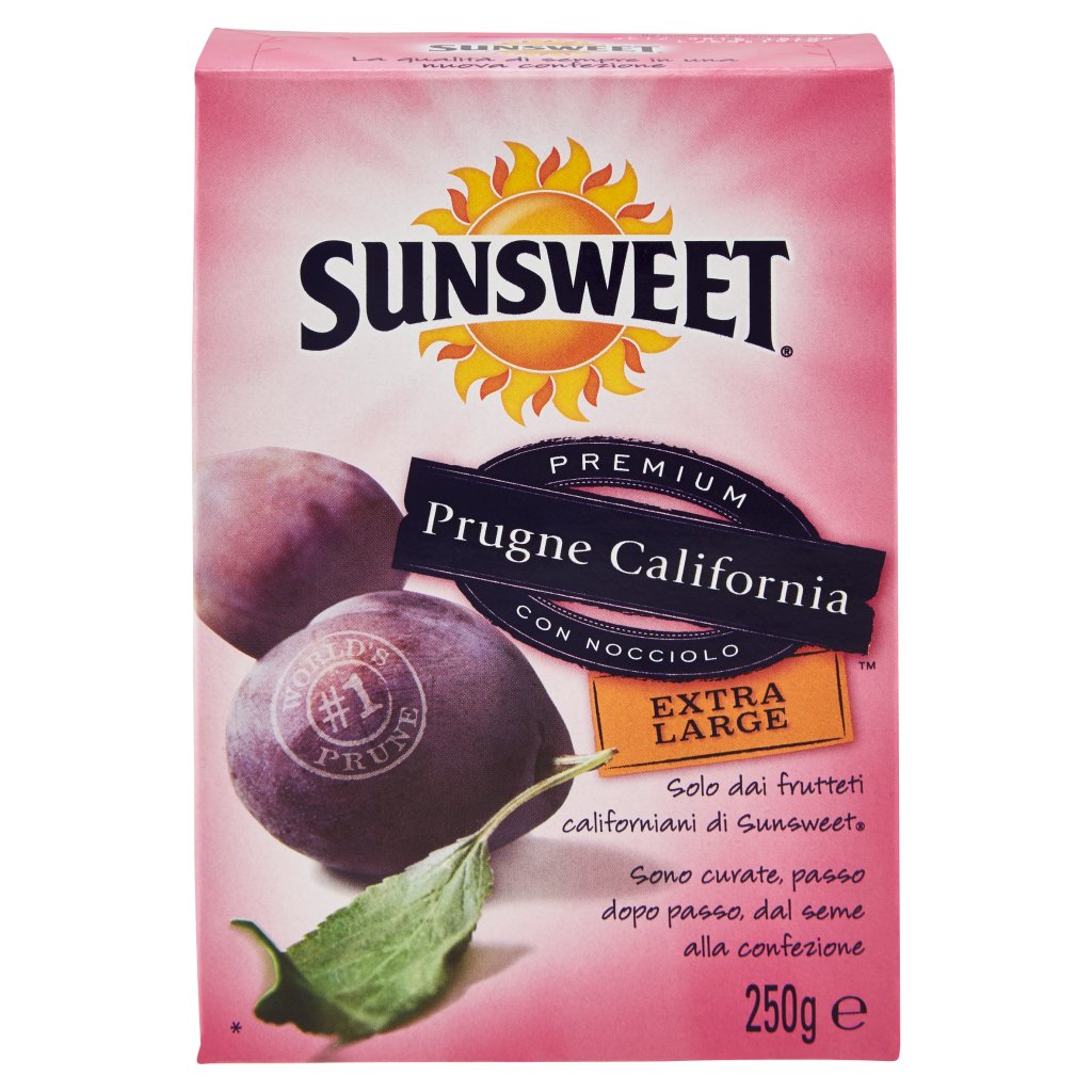 Sunsweet Prugne California Premium con Nocciolo Extra Large Scatola