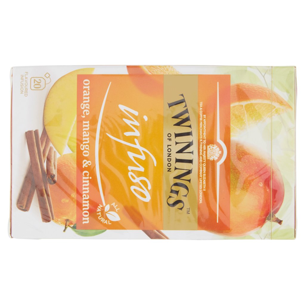Twinings Infuso Aromatizzato Orange, Mango & Cinnamon 20 x 2 g