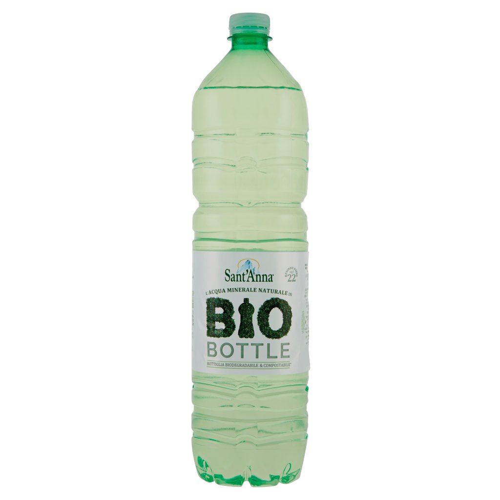 Sant'anna L'acqua Minerale Naturale in Bio Bottle Sorgente Rebruant Vinadio 1,5 Litri