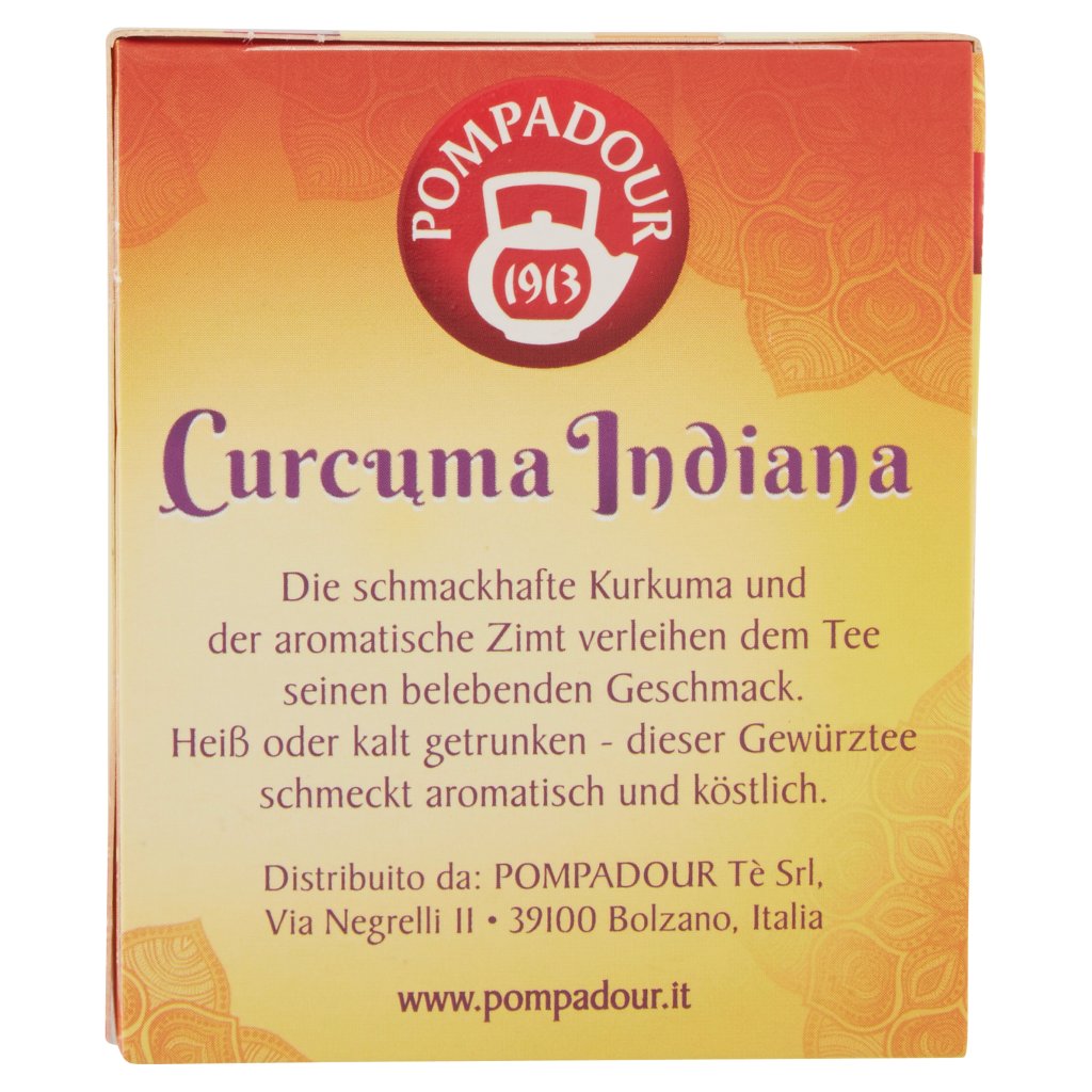 Pompadour Curcuma Indiana 10 x 2,5 g