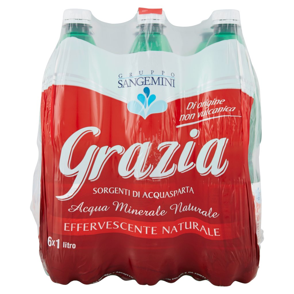 Grazia Acqua Minerale Naturale Acquasparta Effervescente Naturale