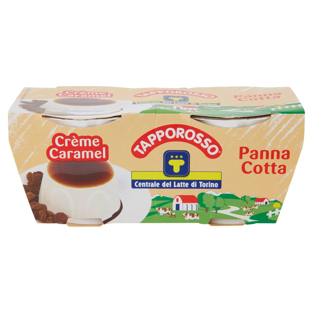 Centrale del Latte di Torino Tapporosso Panna Cotta Crème Caramel 2 x 100 g