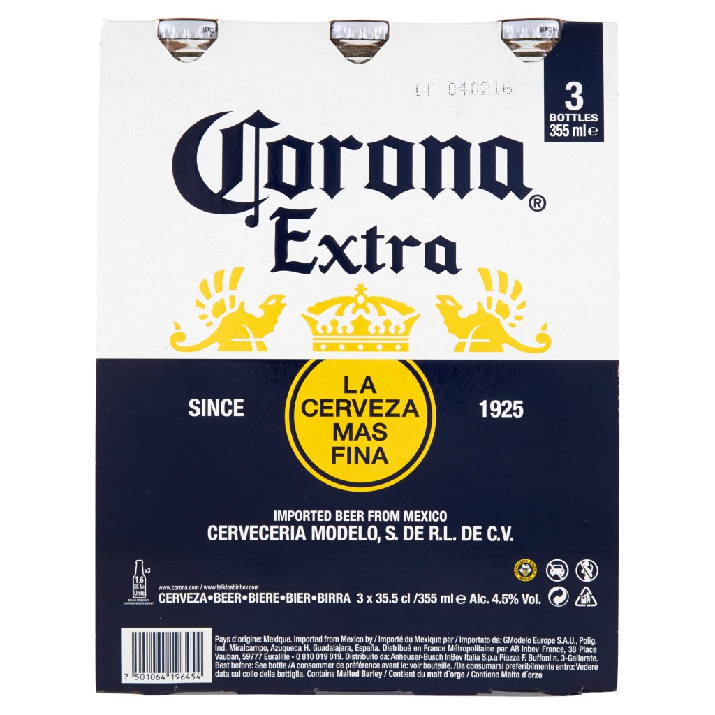 Corona Ccorona Extra Birra Lager Messicana Bottiglia 3x35,5cl