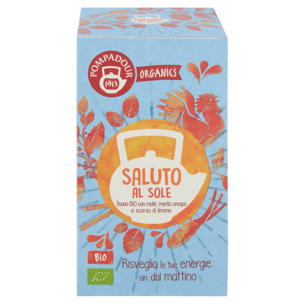 Pompadour Organics Saluto al Sole Bio 20 x 1,8 g