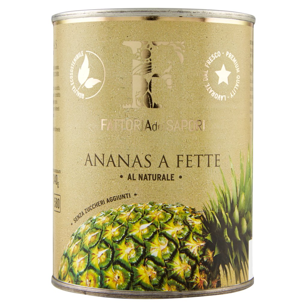 Fattoria dei Sapori Ananas a Fette al Naturale | Everli