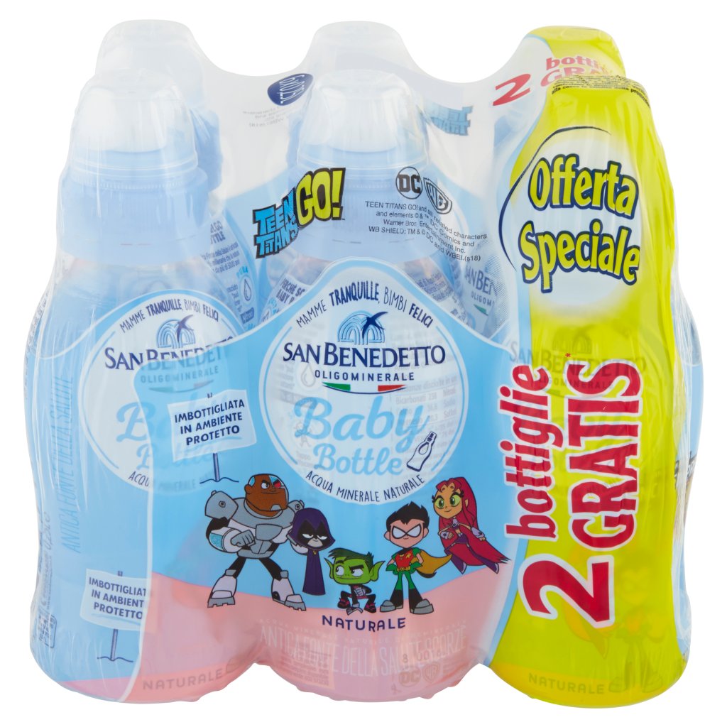 San Benedetto Acqua Minerale Afs Baby Bottle Naturale (4+2) 0,25l x 6