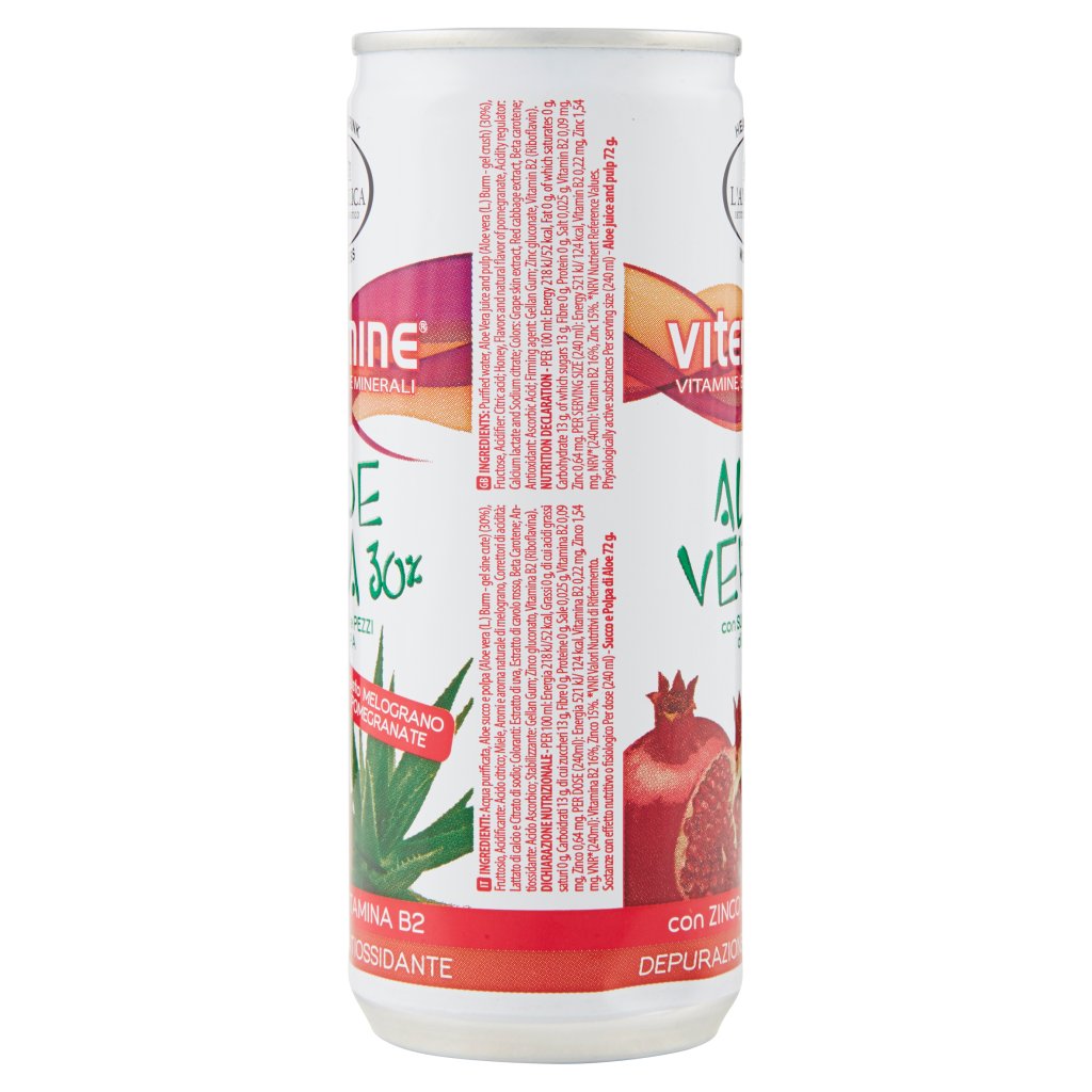 L'angelica Wellness Health Drink Aloe Vera 30% Gusto Melograno