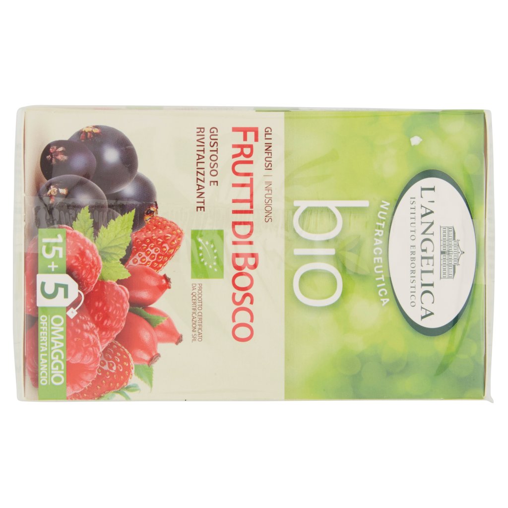 L'angelica Nutraceutica gli Infusi Frutti di Bosco 20 Filtri