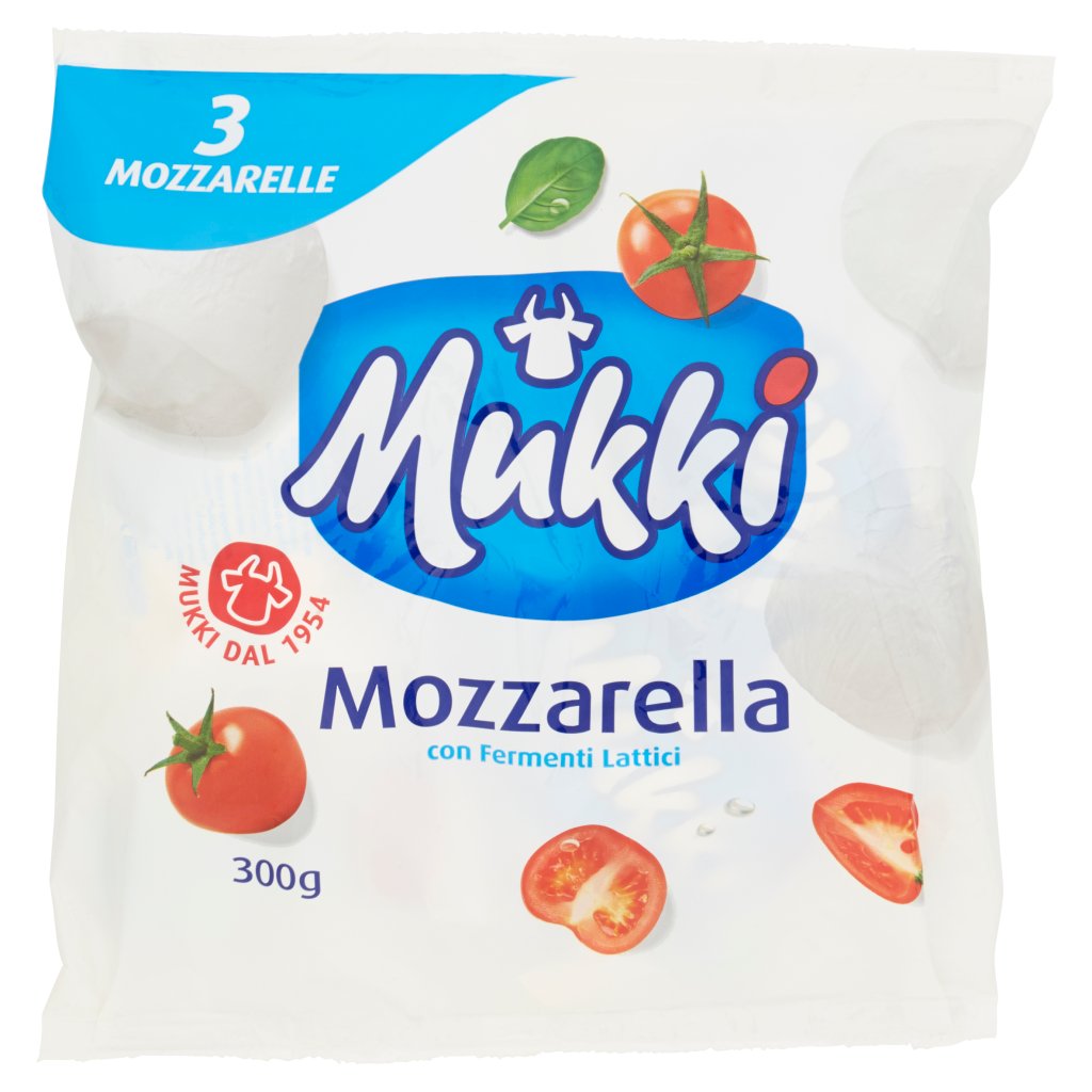 Mukki Mozzarella con Fermenti Lattici 3 x 100 g