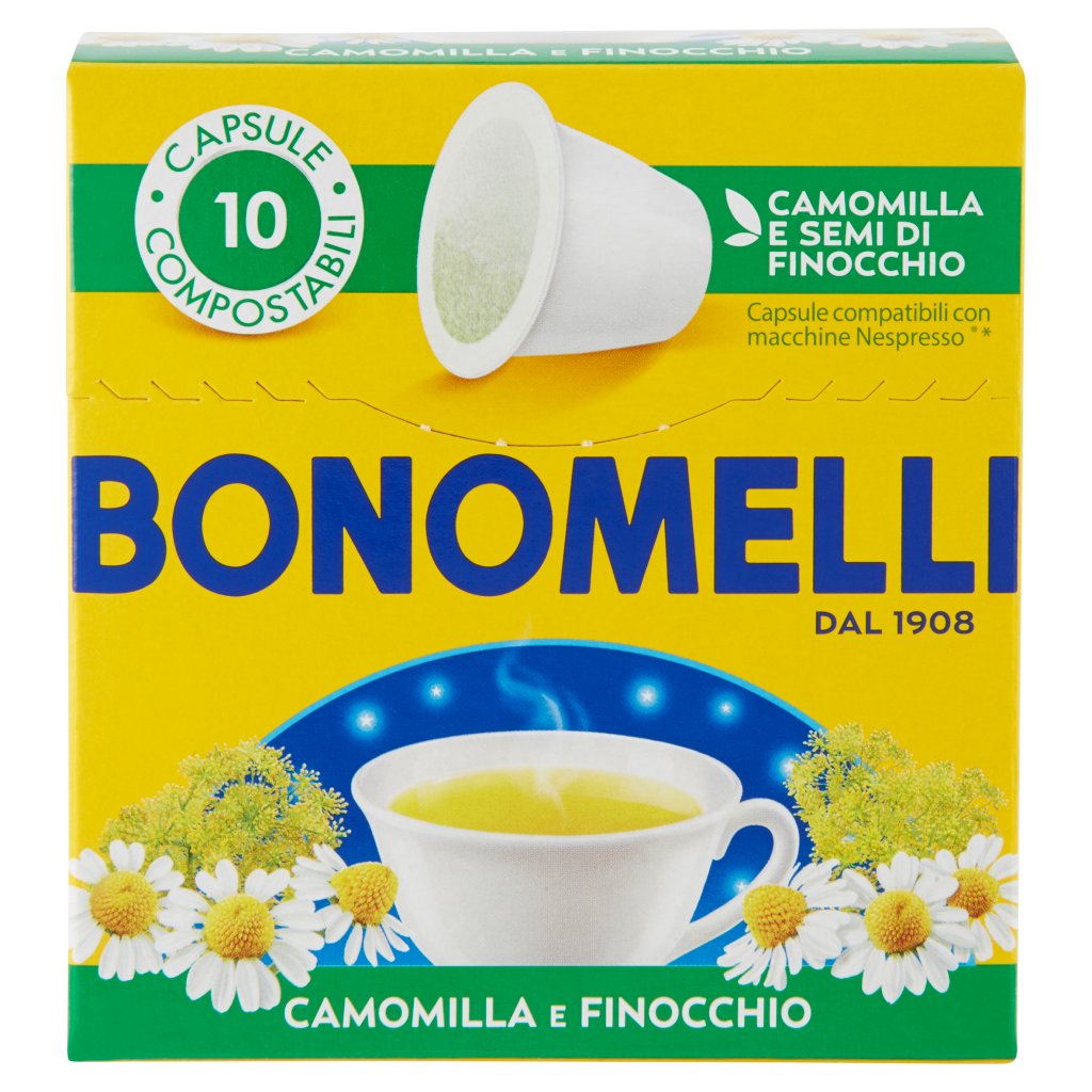 Bonomelli Camomilla e Finocchio 10 Capsule